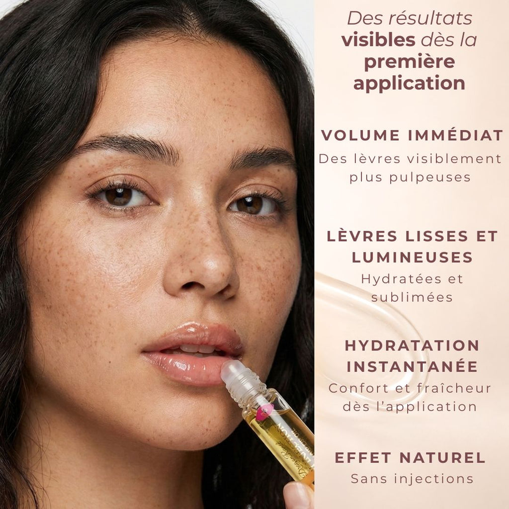 Des lèvres plus pulpeuses en quelques minutes, sans injections